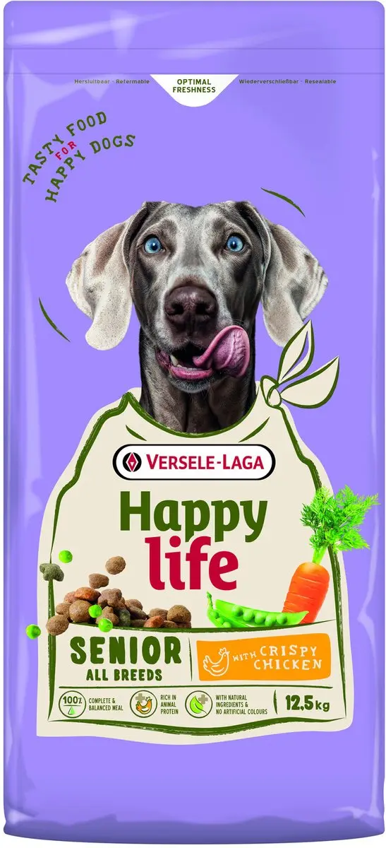 Versele-Laga Happy Life Senior Kip Hondenvoer