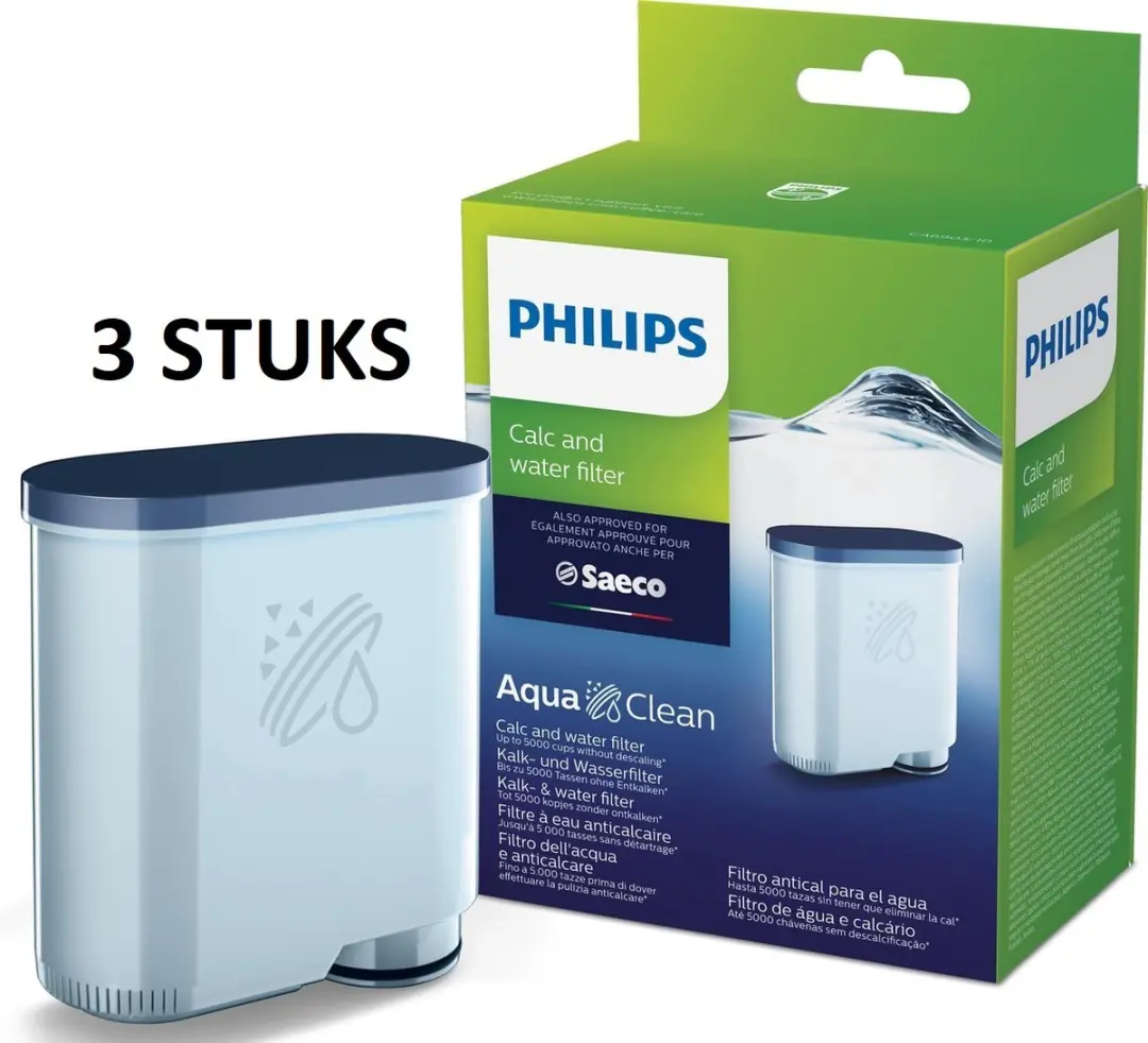 Philips Saeco AquaClean CA6903/10 Koffiemachinereiniger - 3 Stuks