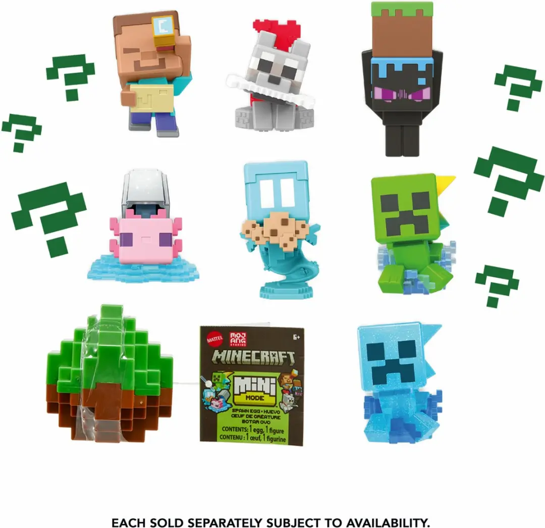 Minecraft Minimodus Spawn-Ei HXT64 - Assortiment