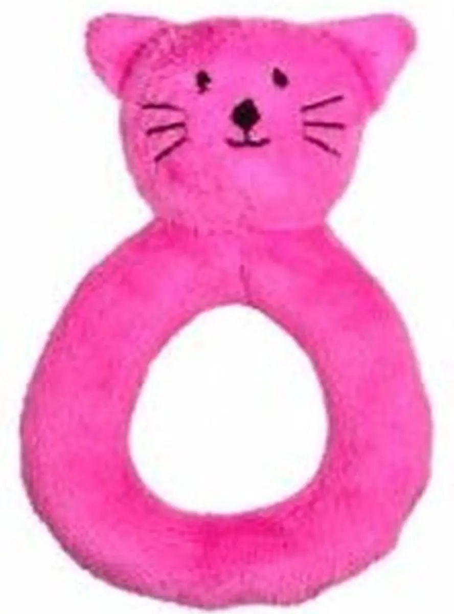 Igra Toys Rammelaar Pink Cat