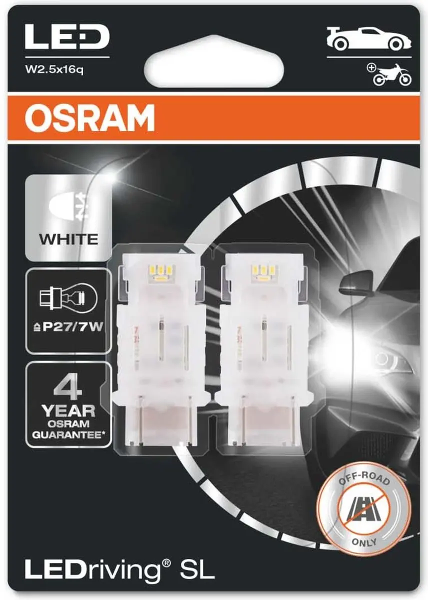 Osram P27/7W LED Retrofit Wit 12V