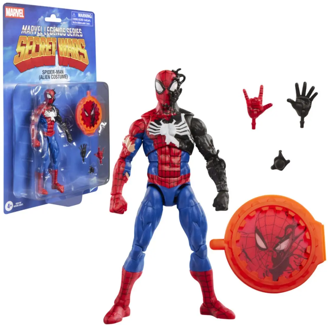 Marvel Legends Series Secret Wars Spider-Man Alien Costume