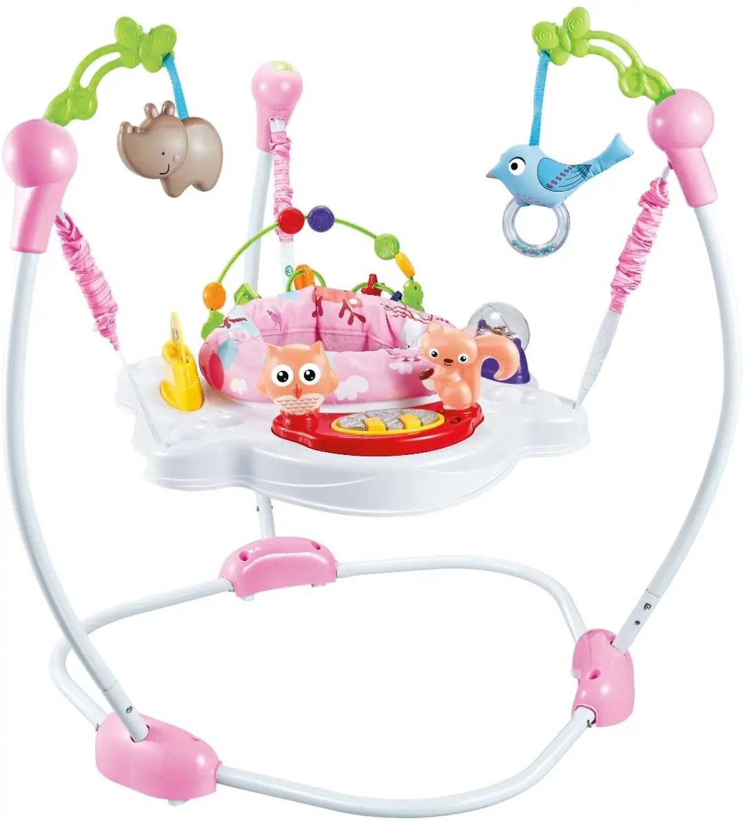 Eco Toys Baby Jumper Woods Roze