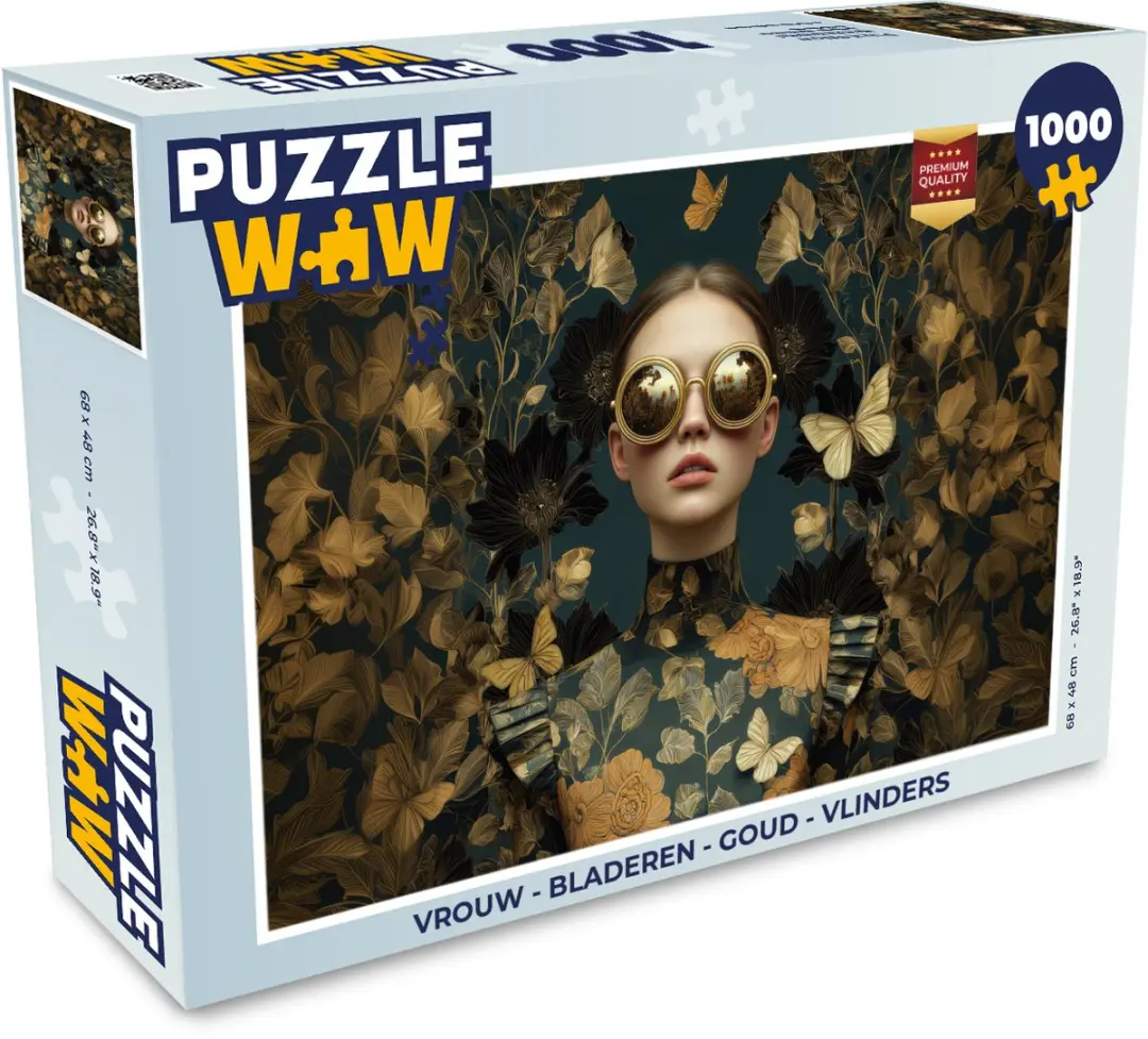 PuzzleWow Vlinders Legpuzzel 1000 Stuks