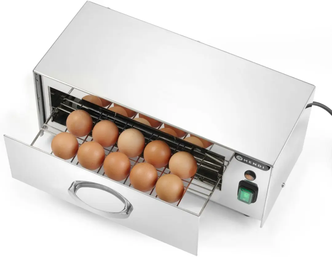 Hendi Roestvrijstalen Eisterilisator 10 Eieren - UV Bescherming - Automatisch