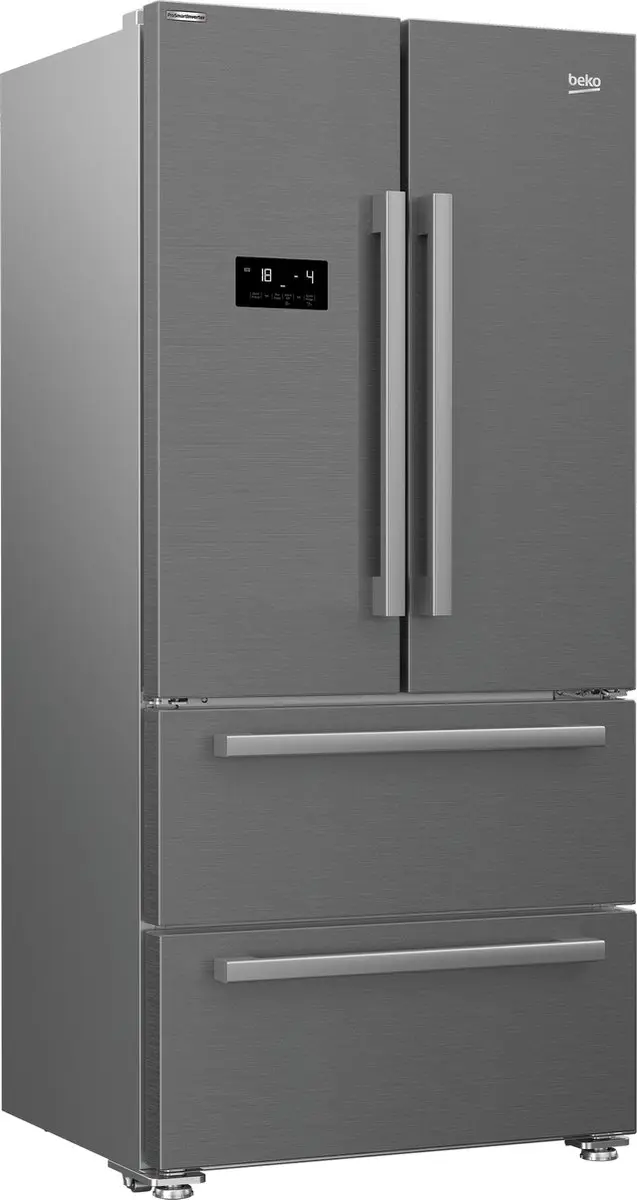Beko GNE60531XN Amerikaanse Koelkast - 605L - RVS