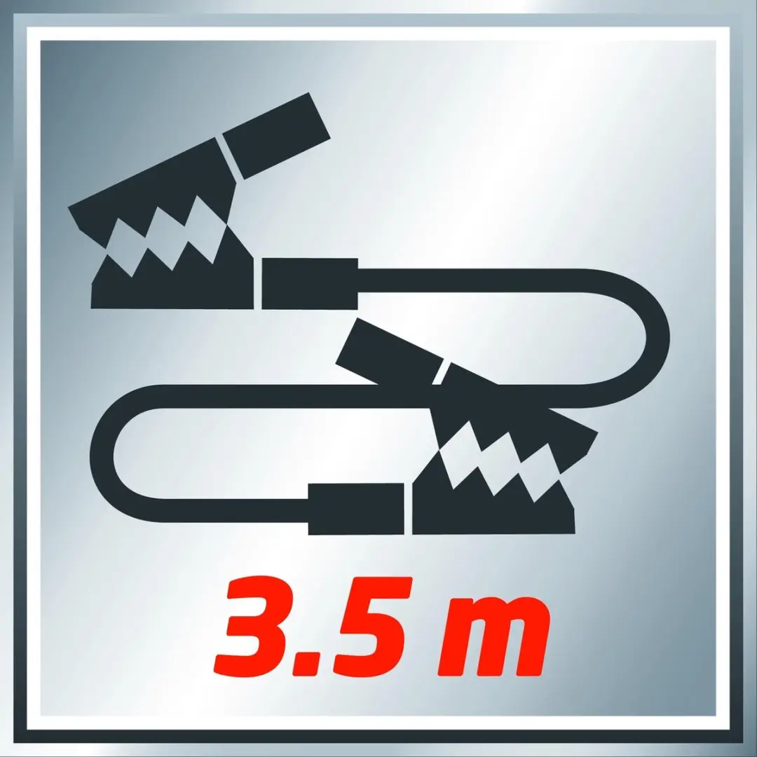 Einhell Startkabels BT-BO 25/1 A 350A - 3,5m - 31,4mm² Rood
