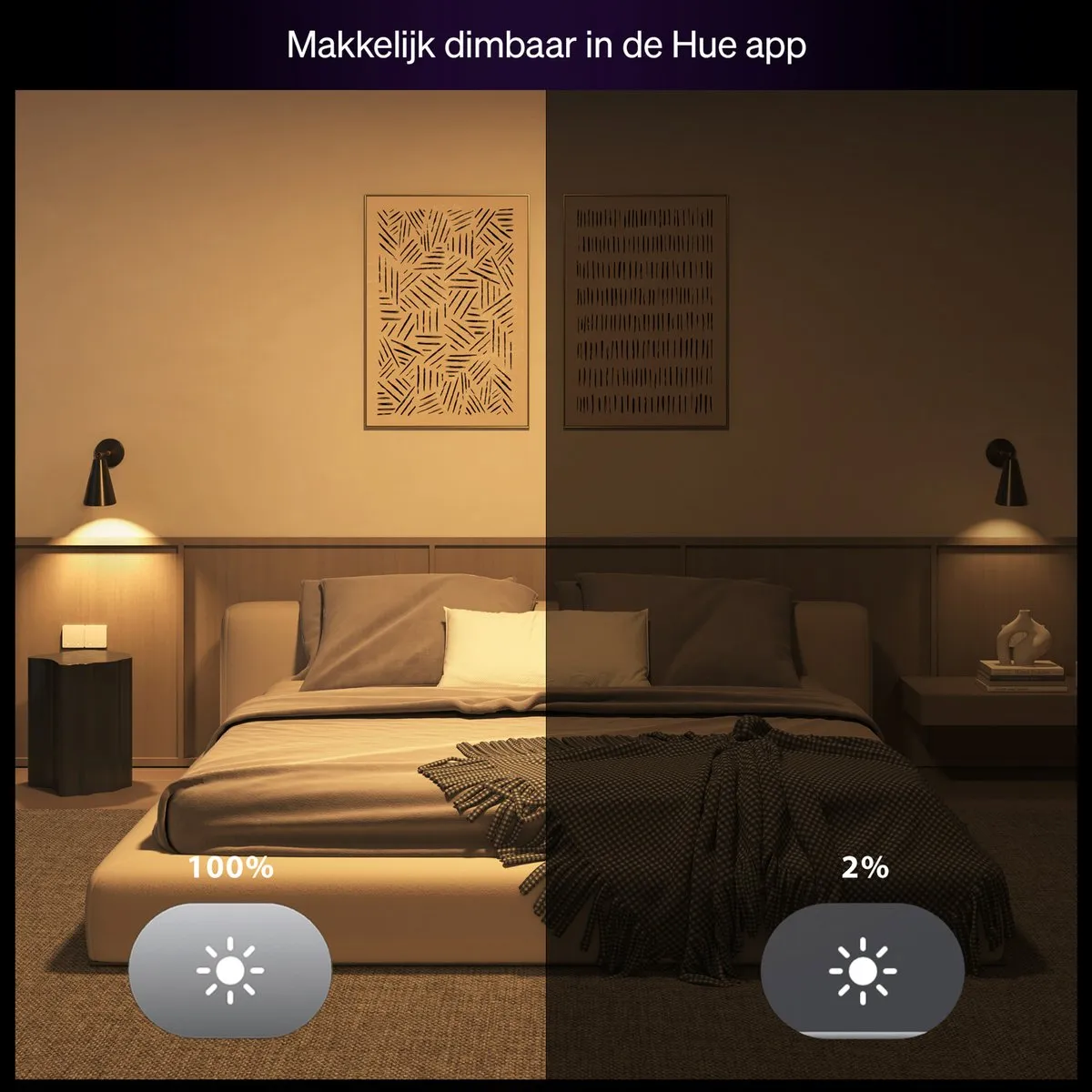 Philips Hue Essential Starterkit - Bridge + 3 GU10 Spots + Dimmer - RGBW - afbeelding 6 van 6