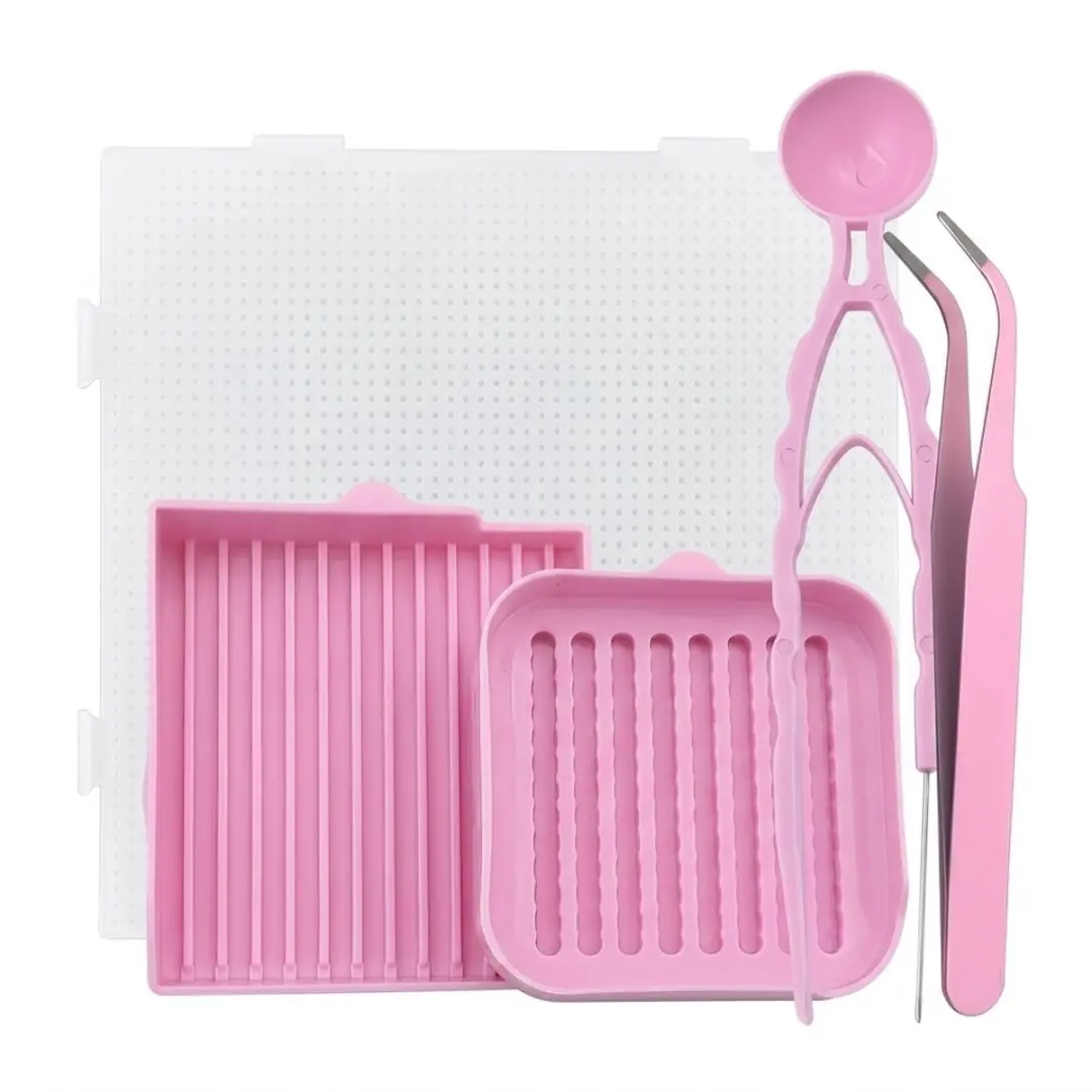 NuveX Roze Pixel Pincetset 3-delig
