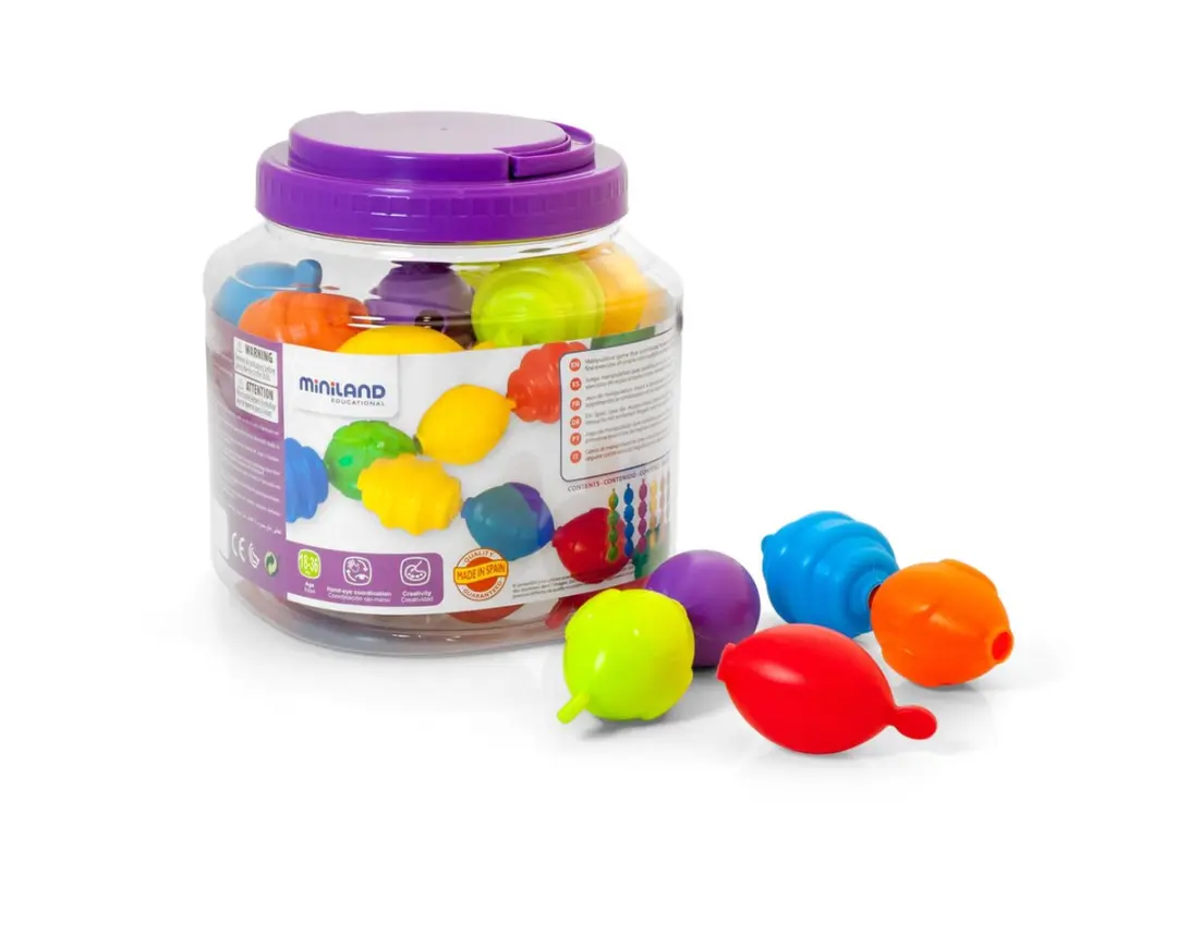 Miniland Maxichains - 24 Stukken - Multicolor - afbeelding 2 van 4