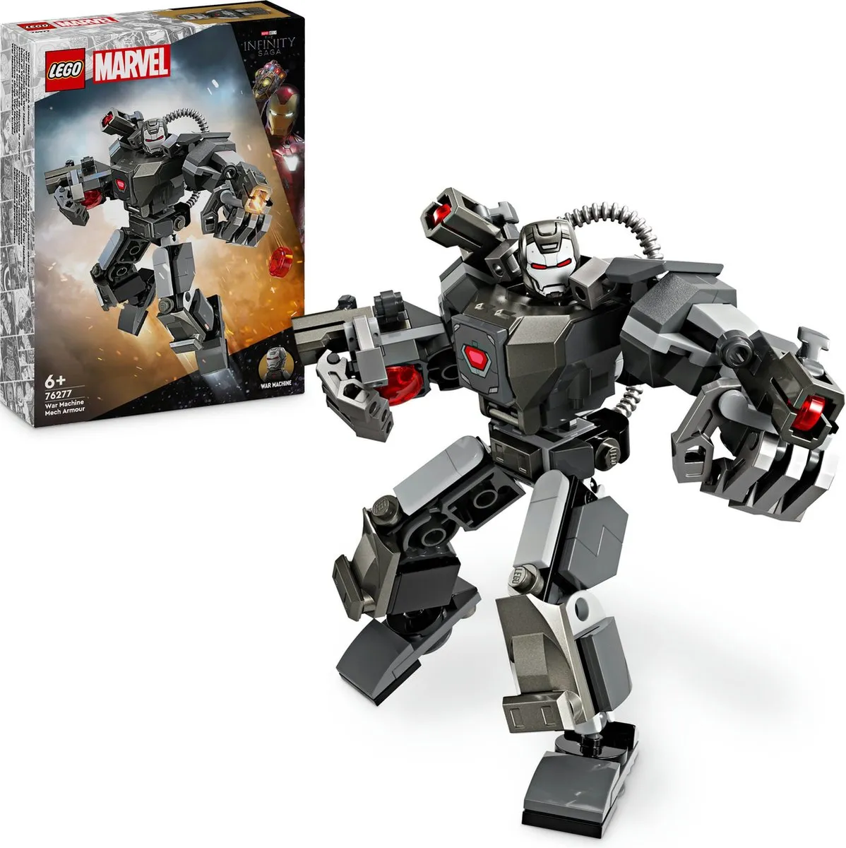 LEGO Marvel War Machine Mechapantser 76277 - 154 Stukken