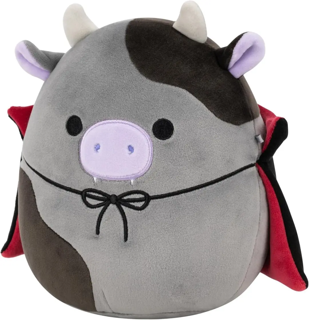 Squishmallows Bridgette de Vampier Koe - Halloween Knuffel 19cm