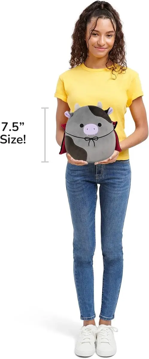 Squishmallows Bridgette de Vampier Koe - Halloween Knuffel 19cm