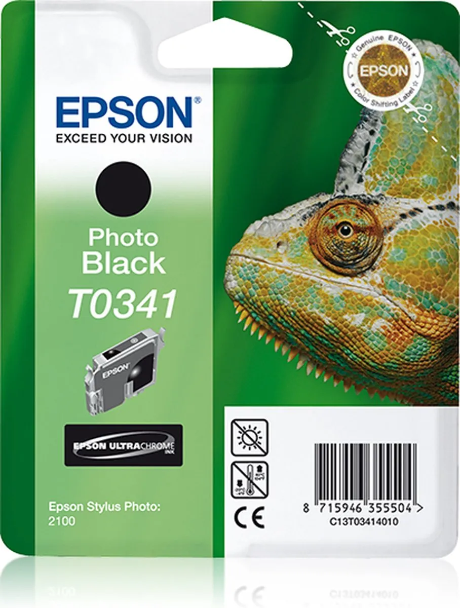 Epson T0341 Inktcartridge Zwart - 17ml