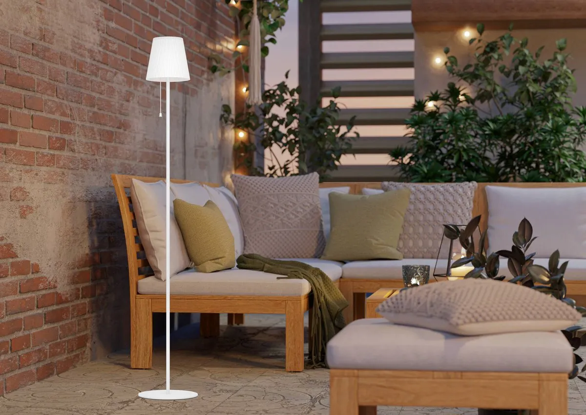 Eglo Scordiano-L Vloerlamp Solar 120cm Wit