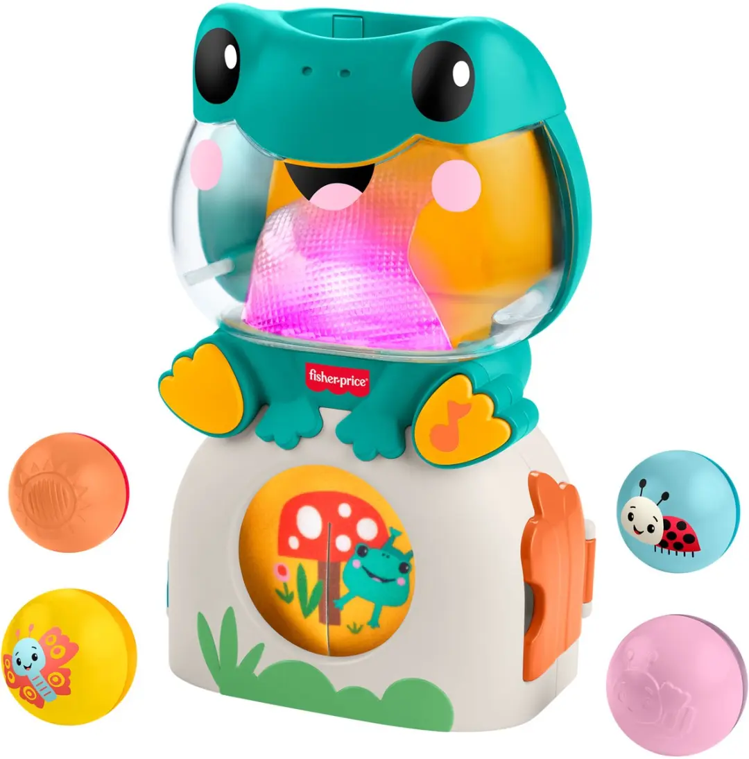 Fisher Price Lichtgevende Rollende Kikker Muzikaal Balspel