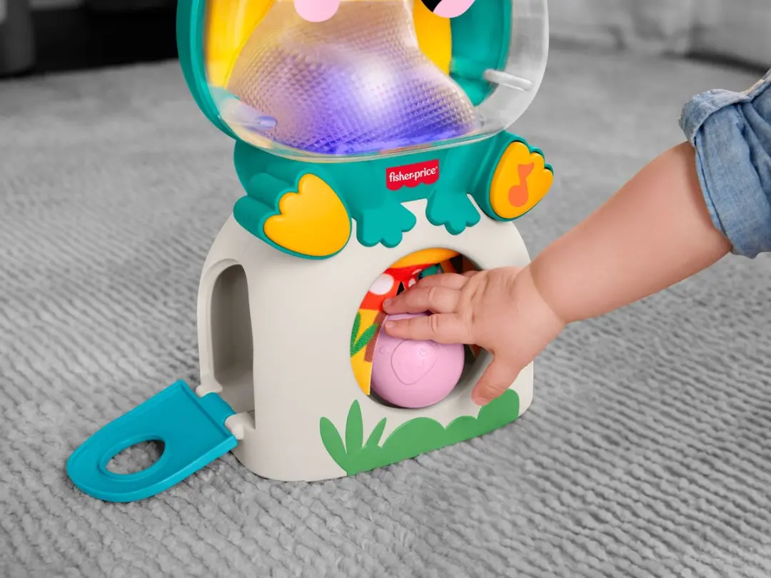 Fisher Price Lichtgevende Rollende Kikker Muzikaal Balspel - Meerkleurig