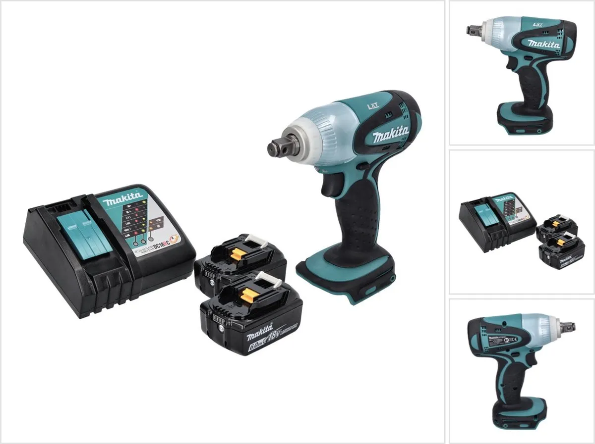 Makita DTW 251 RG Slagmoersleutel 18V 230Nm