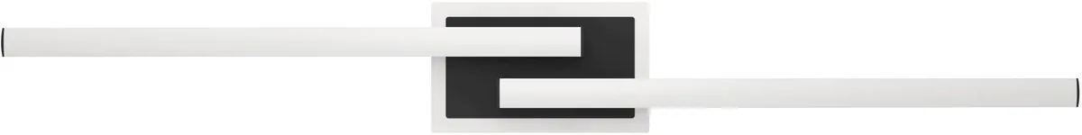 Eglo Lungolago Plafondlamp LED 74cm - Dimbaar - Zwart/Wit