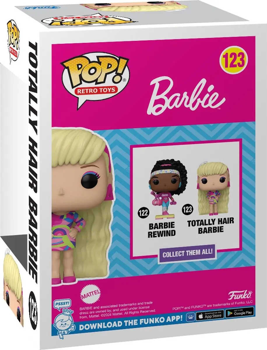 Funko Pop Barbie Totally Hair #123 - Multi