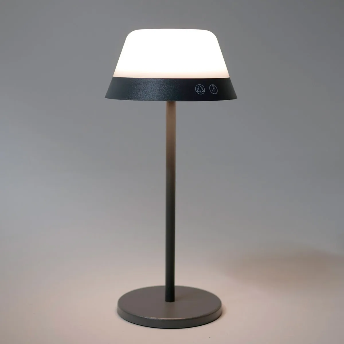 Eglo Meggiano Tafellamp - 2 Lichtpunten - 3000K - Grijs/Wit