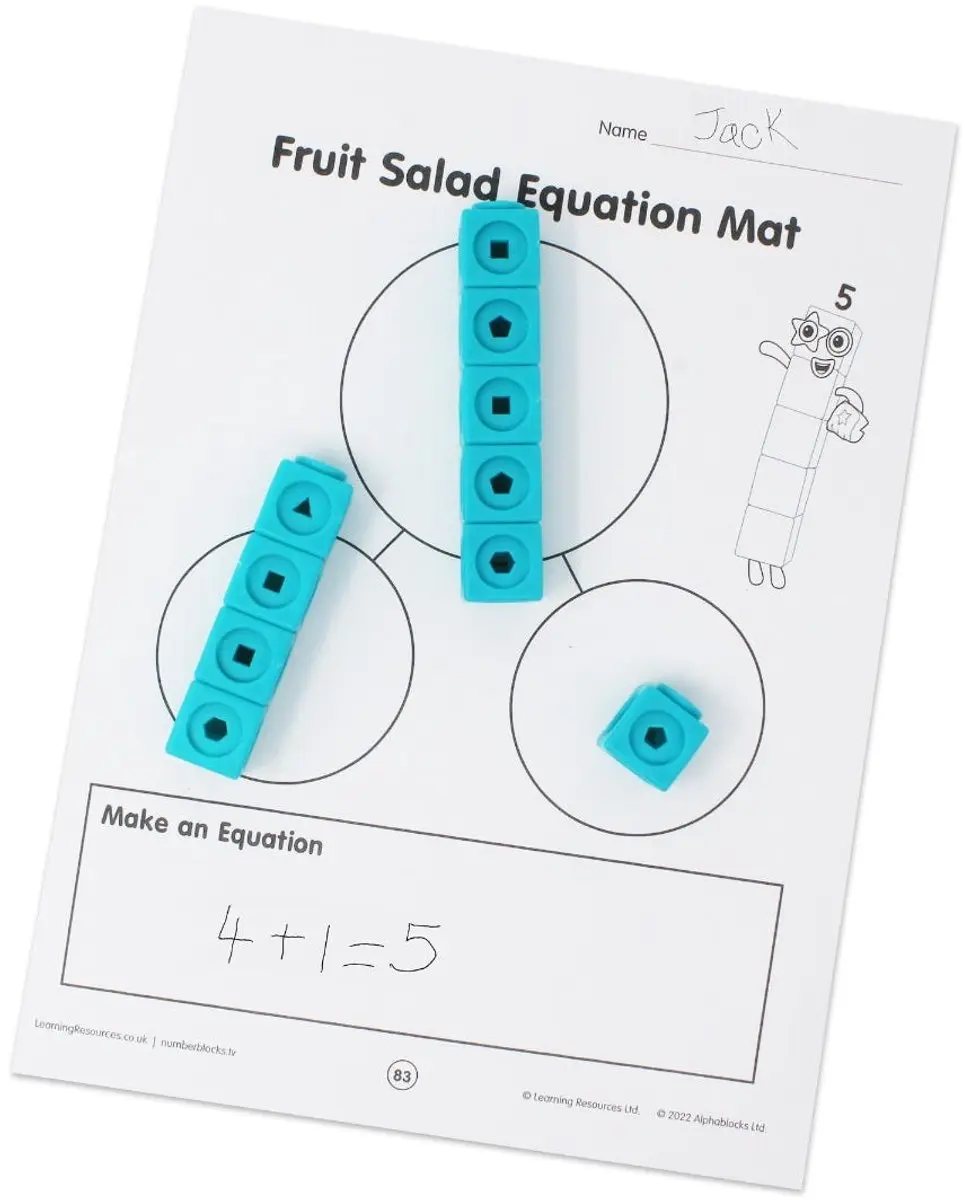 Learning Resources MathLink Cubes Number Blocks XL Klassenset 1925 Stuks - afbeelding 6 van 6