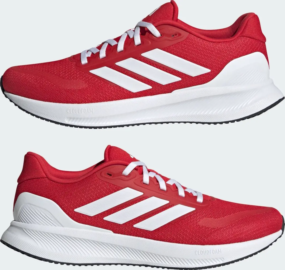 Adidas Performance Runfalcon 5 Hardloopschoenen Rood - 46