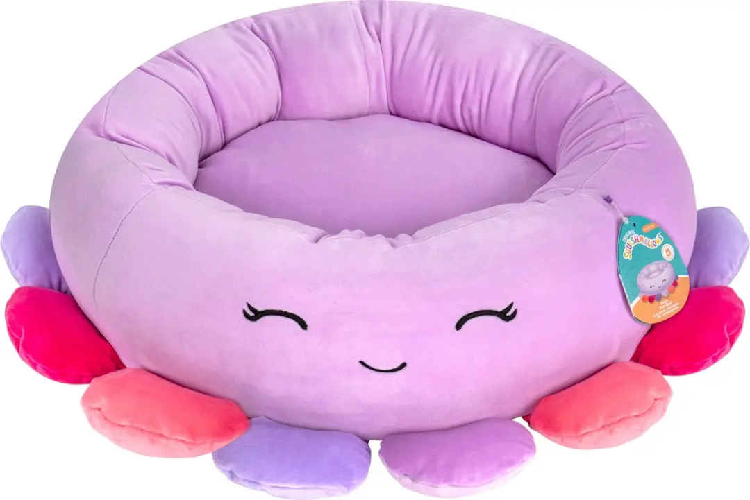 Squishmallows Beula The Octopus Huisdierenbed 60cm - Paars