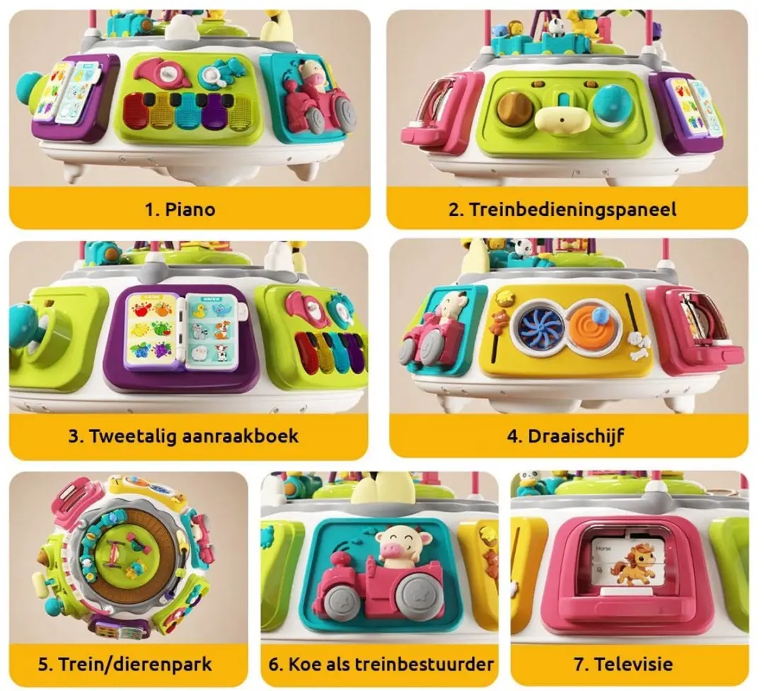 Eco Toys XL Activiteiten Speeltafel Multicolor