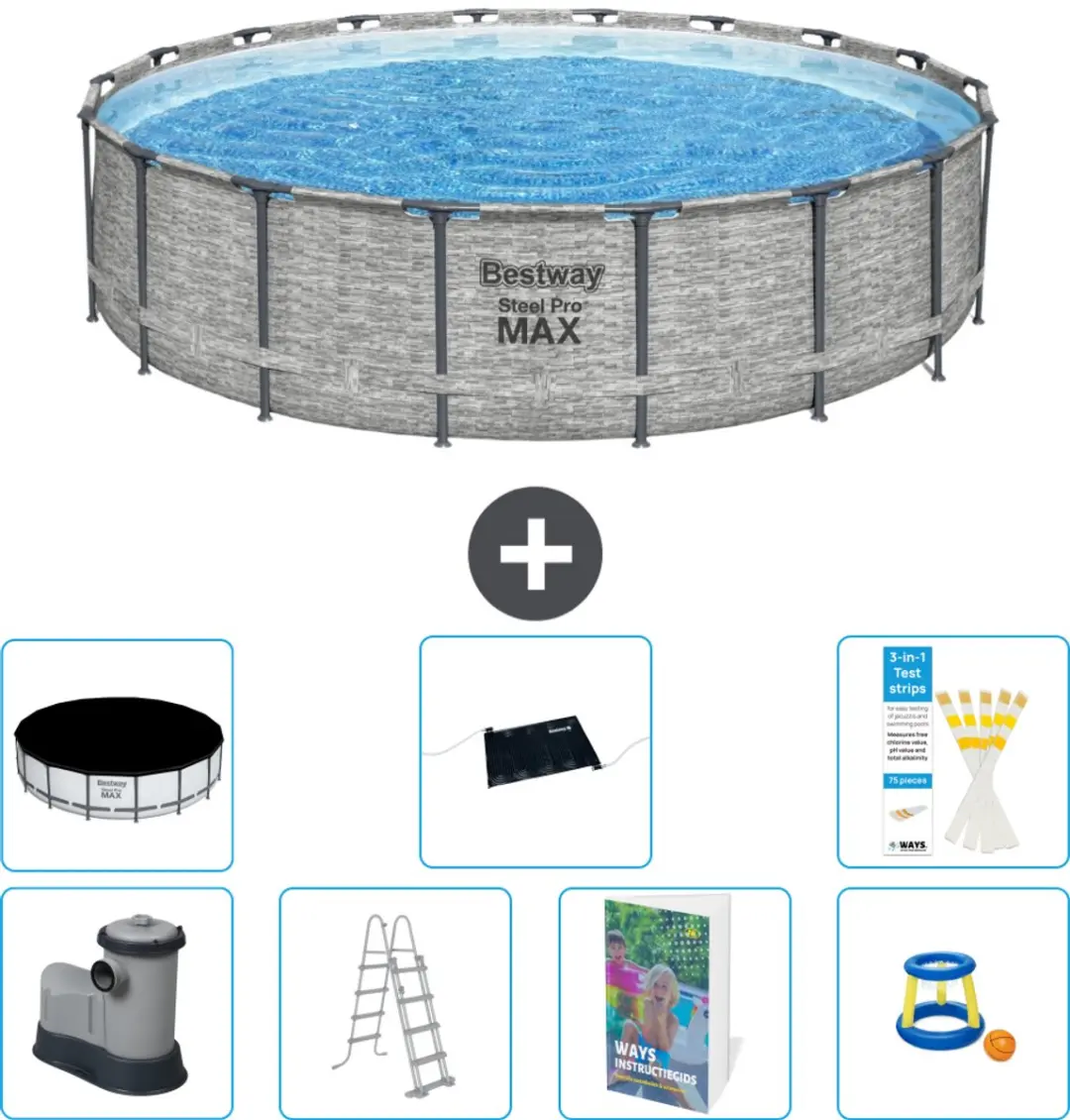 Bestway Steel Pro MAX Zwembad 549cm