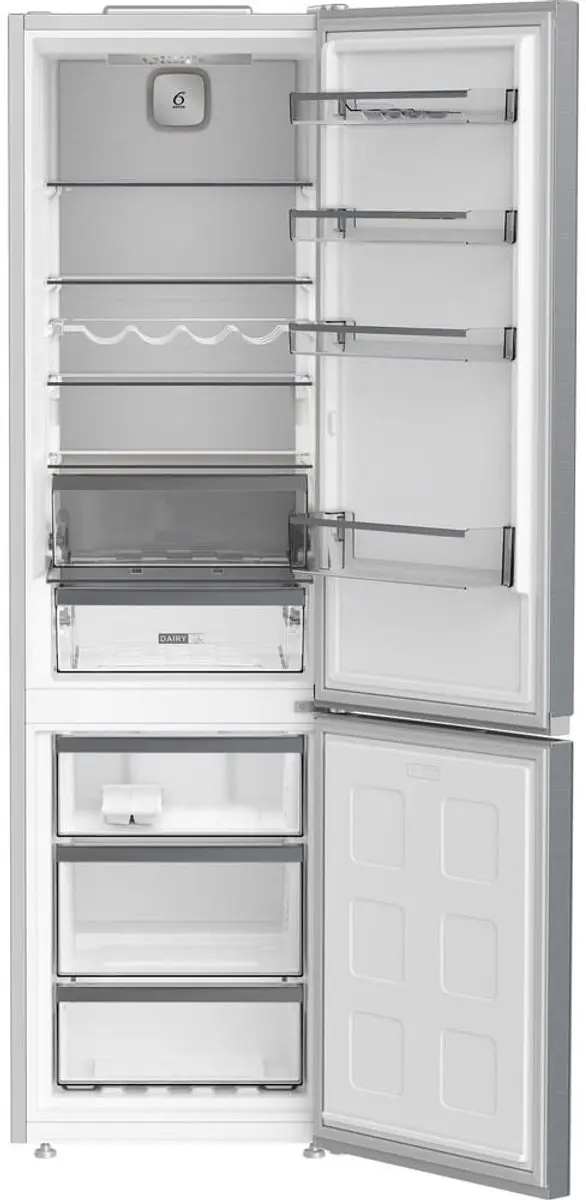 Whirlpool WHK 25404 XP8E Koel-Vriescombinatie 355L - Roestvrijstaal