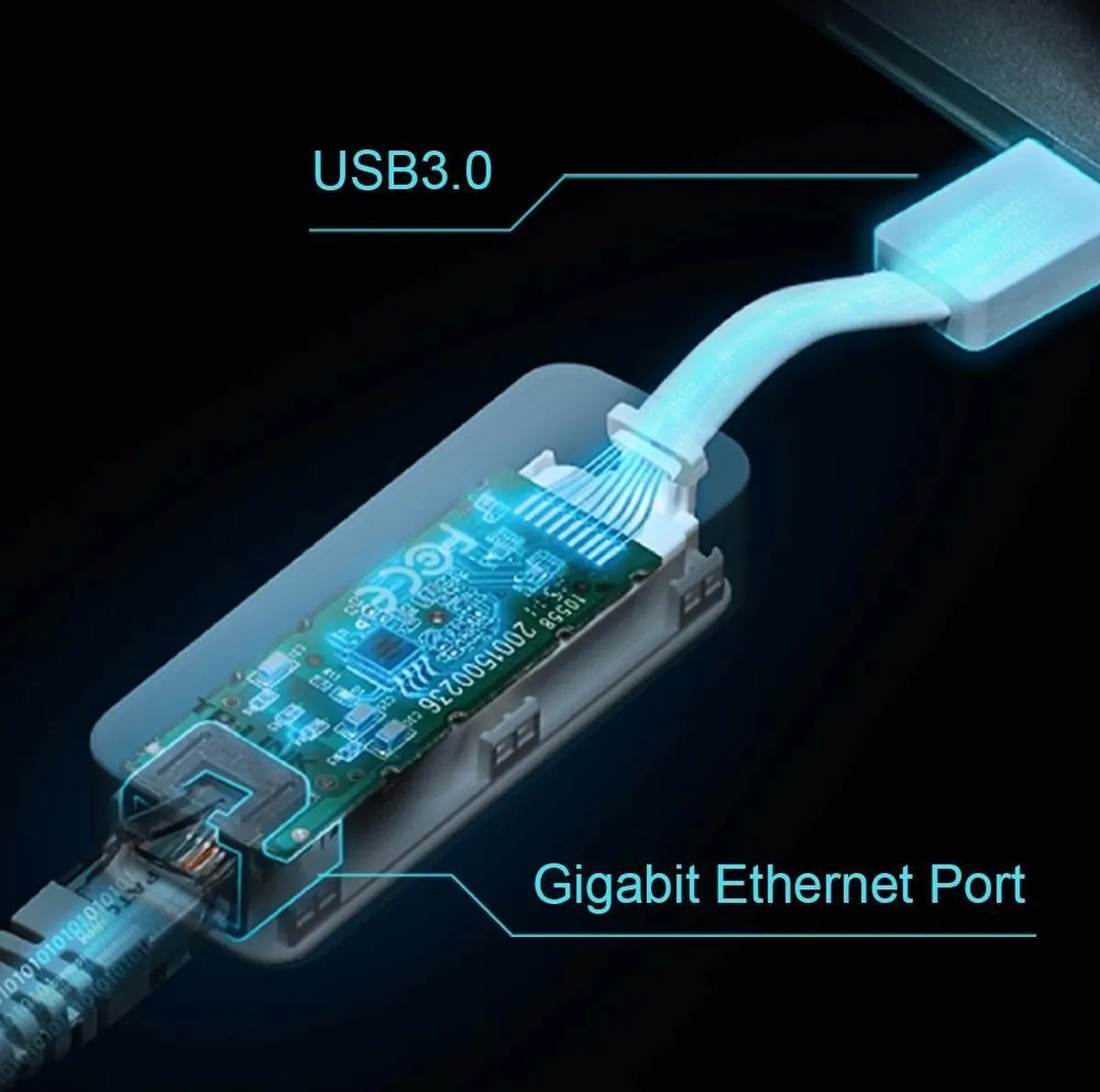 TP-Link UE300 USB 3.0 naar Gigabit Ethernet Adapter - Wit - afbeelding 6 van 6