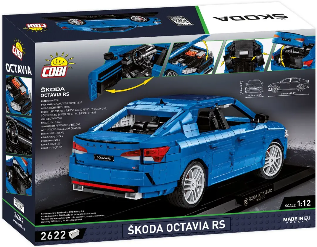 Cobi Octavia IV RS Exe Edition 2622 Stukken - Meerkleurig