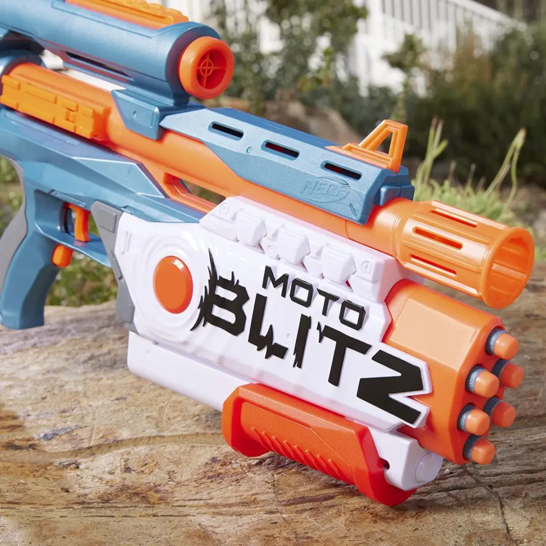 Hasbro Nerf Elite 2.0 Motoblitz CS-10 Blaster - F5872 - Blauw/Wit