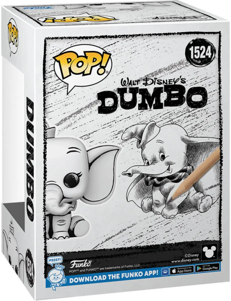 Funko Pop! Dumbo Sketched Vinylfiguur - Multicolor