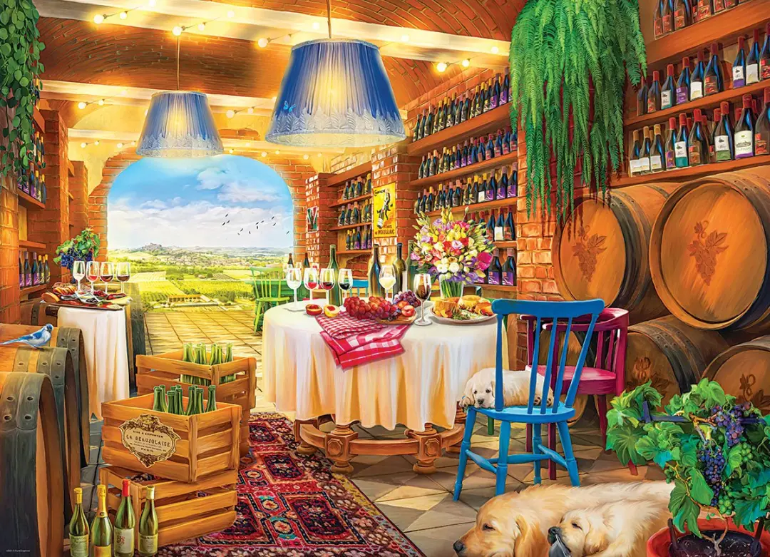 Eurographics Winery Artbeat Studio Legpuzzel 1000 Stuks - 68x48cm - Meerkleurig