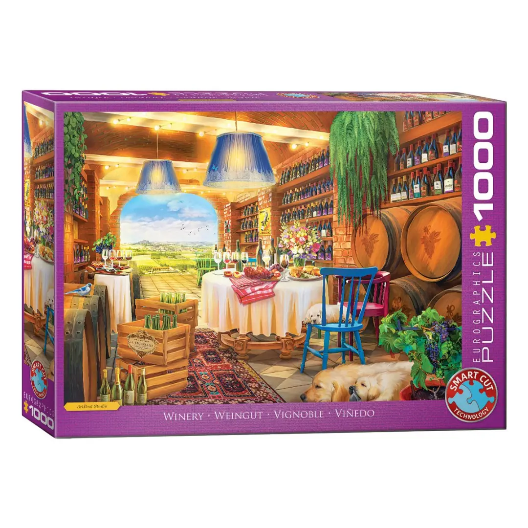 Eurographics Winery Artbeat Studio Legpuzzel 1000 Stuks - 68x48cm - Meerkleurig