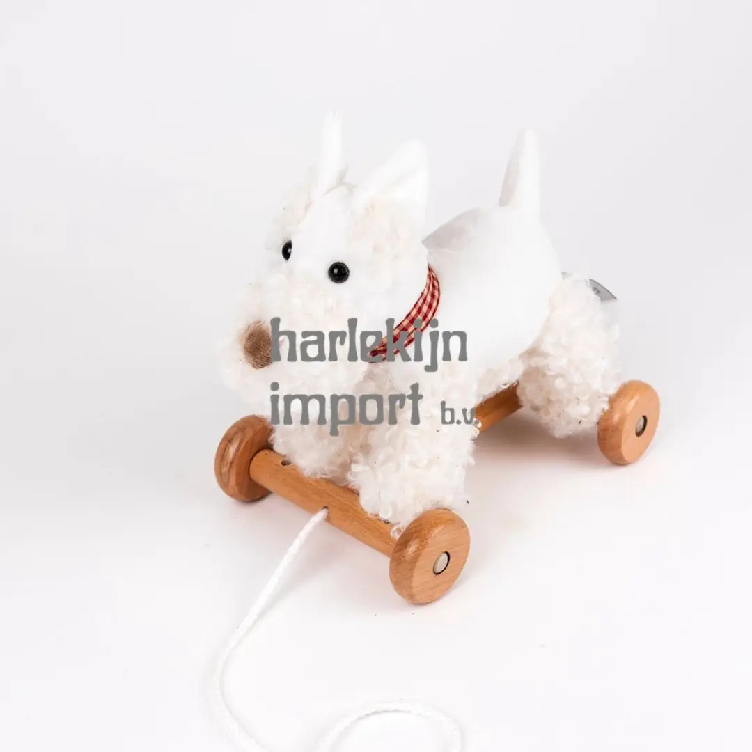 Egmont Toys Houten Trekfiguur Hond Lola
