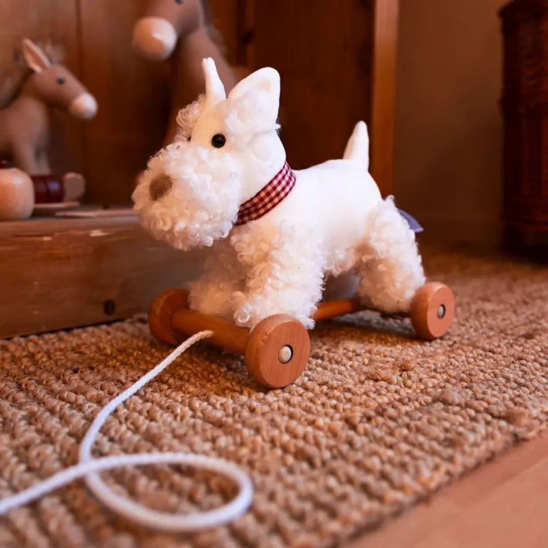 Egmont Toys Houten Trekfiguur Hond Lola - Meerkleurig - afbeelding 2 van 2
