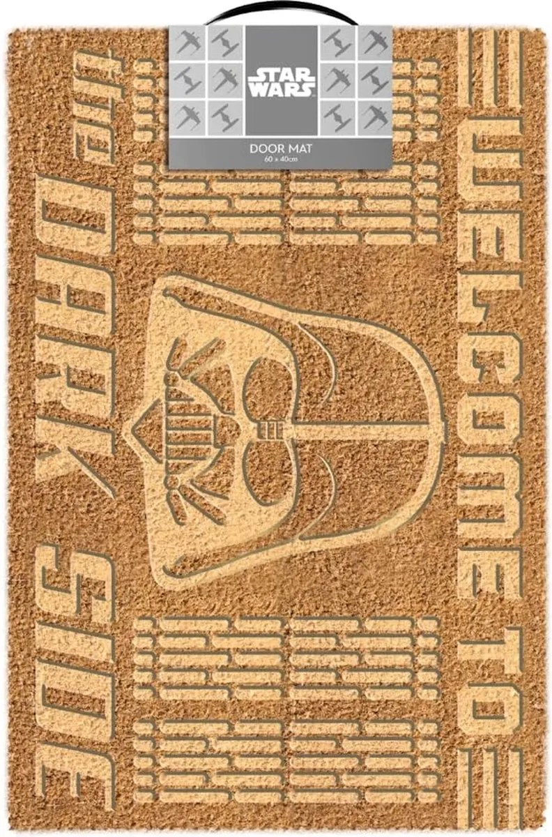 Star Wars Embossed Coir Doormat - Bruin