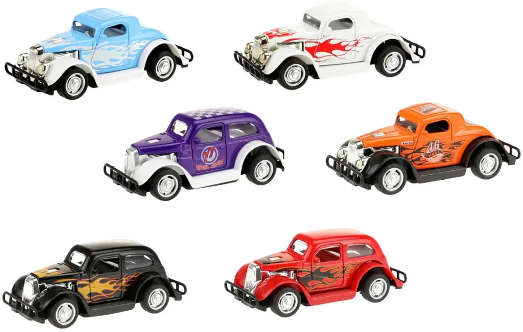 Toi-Toys MetalWorld Pull Back Hot Rod Auto 21068Z - Multicolor