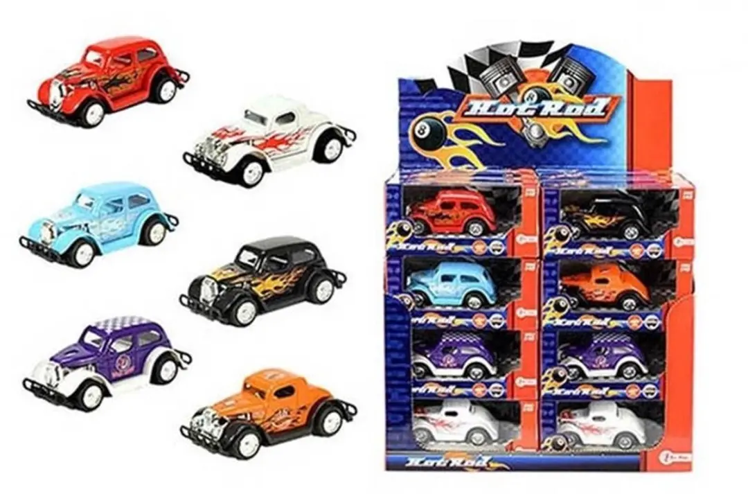 Toi-Toys MetalWorld Pull Back Hot Rod Auto 21068Z