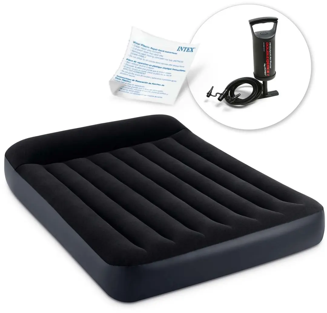 Intex Luchtbed 191x137x25cm FiberTech - Cyaan