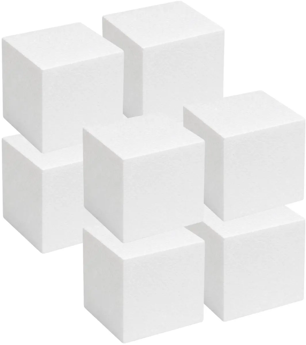 Bellatio Design Piepschuim Kubussen 8 Stuks