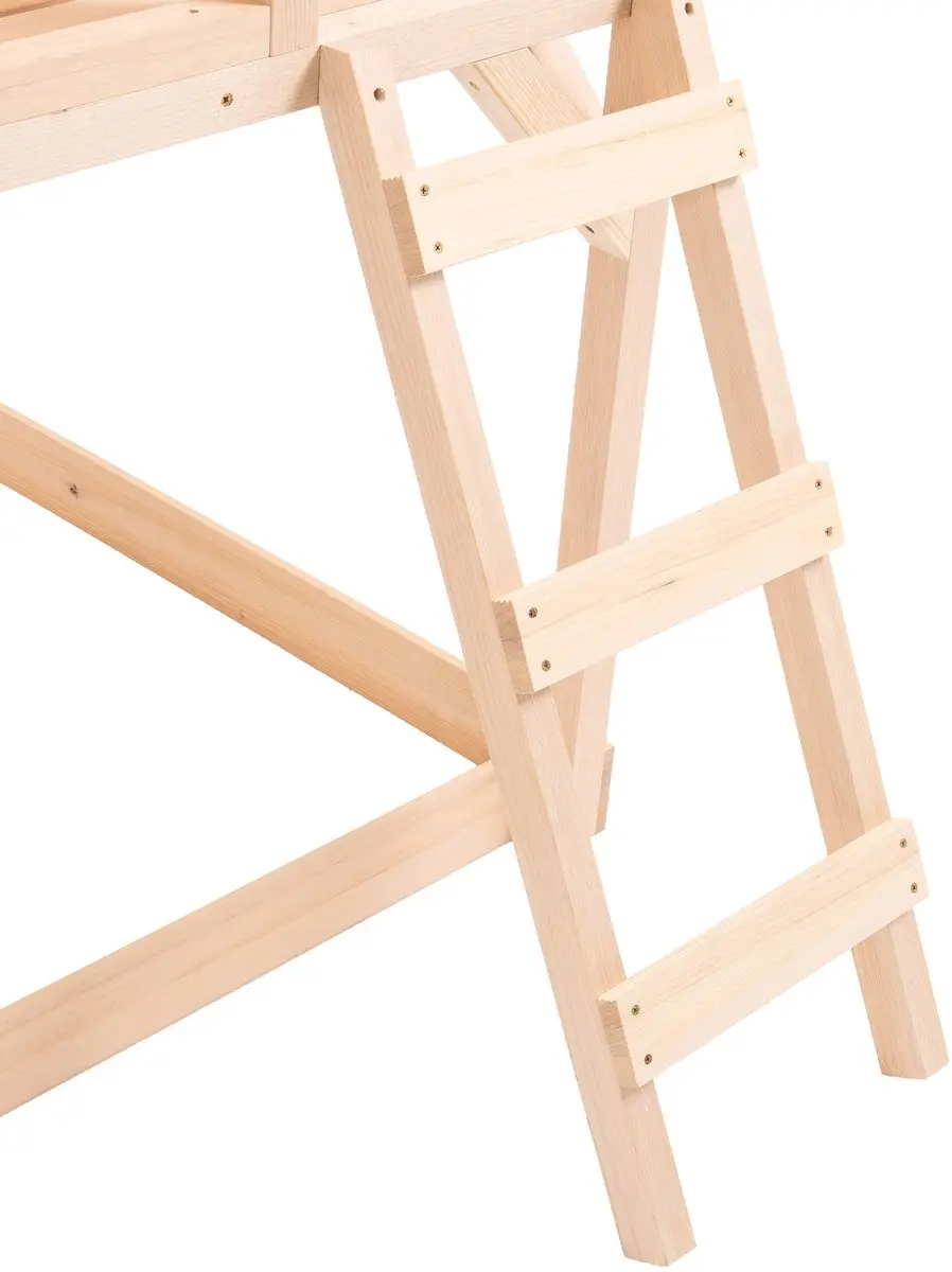 TP Toys Platform op palen met natuurlijk FSC-houten balkon