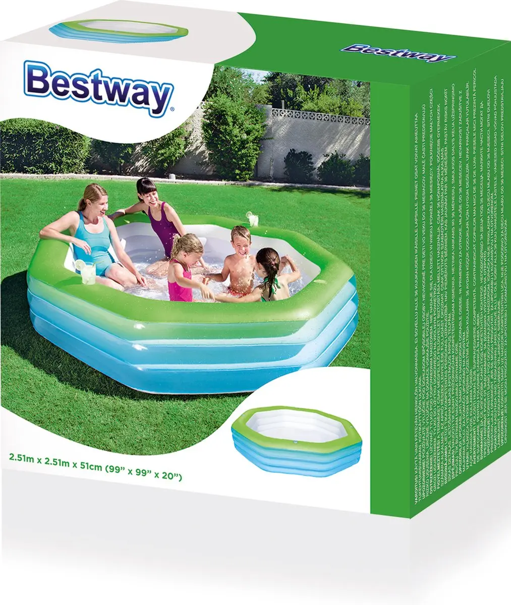 Bestway Octogon Deluxe Zwembad 251x51cm