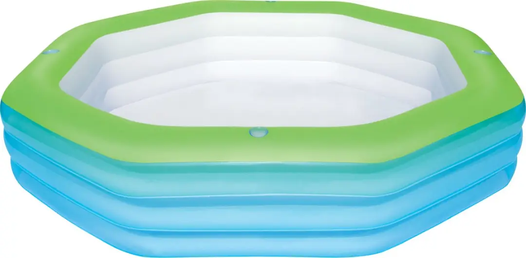 Bestway Octogon Deluxe Zwembad 251x51cm - 1.03m³ - Groen/Blauw