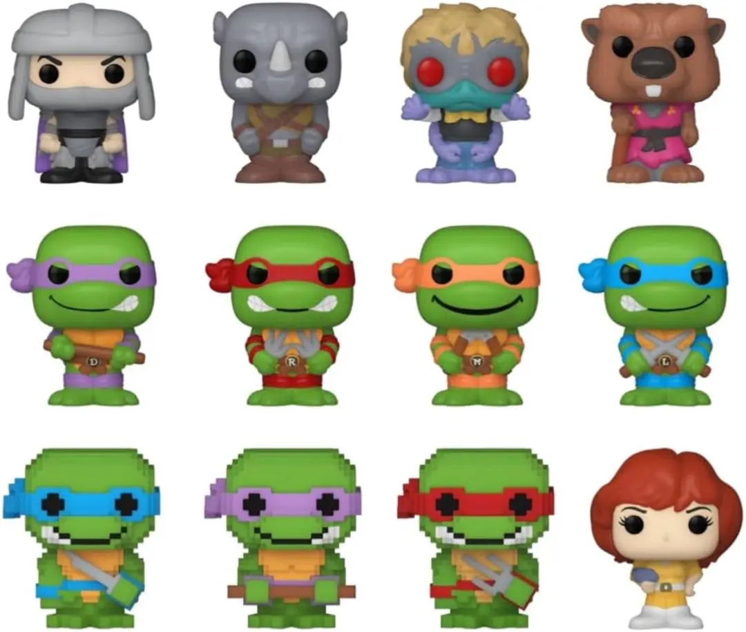 Funko Bitty Pop TMNT 12 Pack - FK85923 - Multicolor