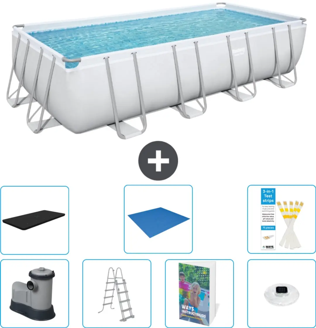 Bestway Power Steel Zwembad 549x274x122cm