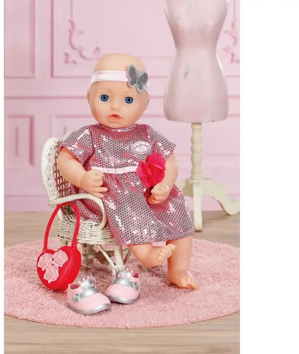 Baby Annabell Deluxe Glamour Poppenkleding 43cm - Roze